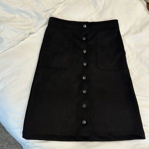 Knee length skirt